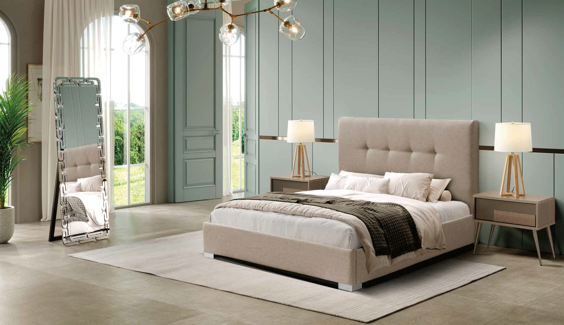 Bedroom Furniture Classic Bedrooms QS and KS 404 Rita, M-162, E-417, LT-8067-G1