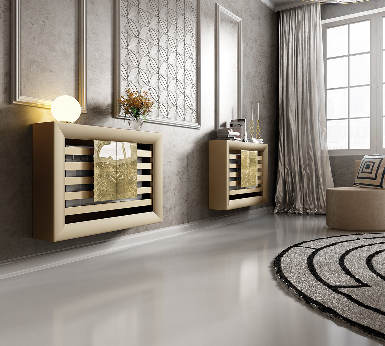 Brands Formerin Classic Living Room, Italy RII.04 RADIATOR COVER 2u.