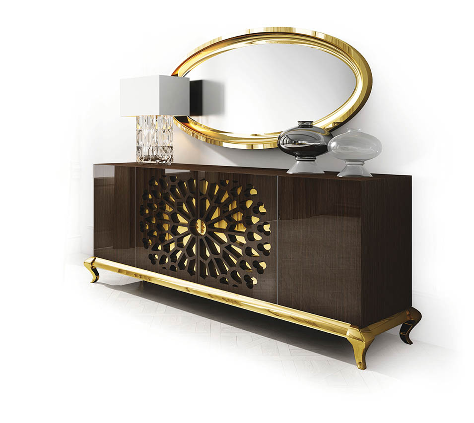 Brands Franco AZKARY II CONSOLES, Spain AII.20 Sideboard + Mirror