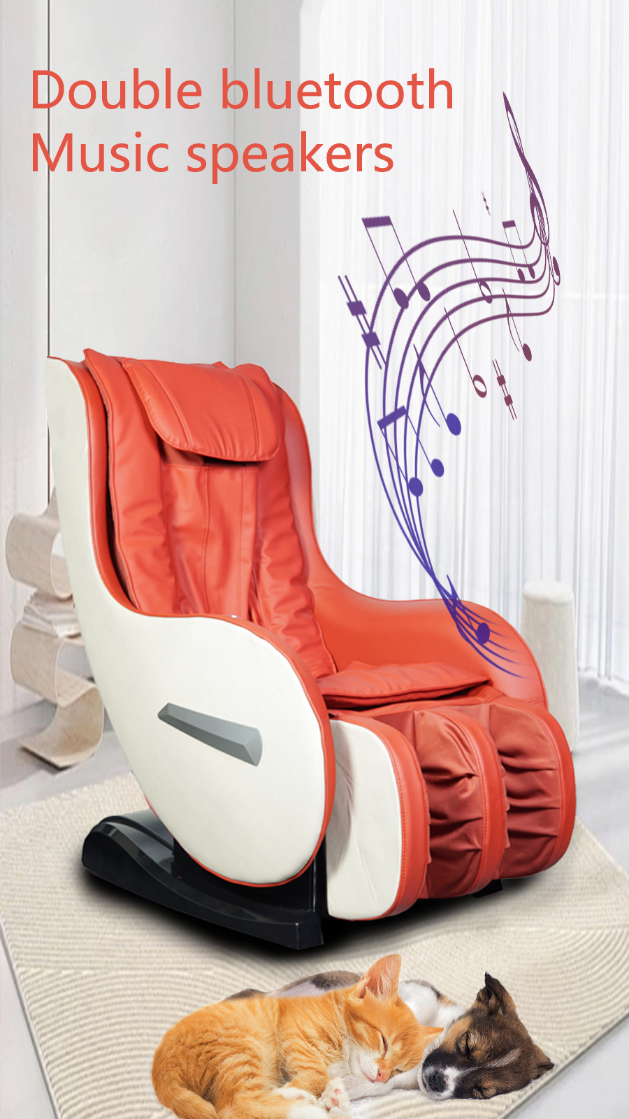 Living Room Furniture Reclining and Sliding Seats Sets AM19562 Massage Chair