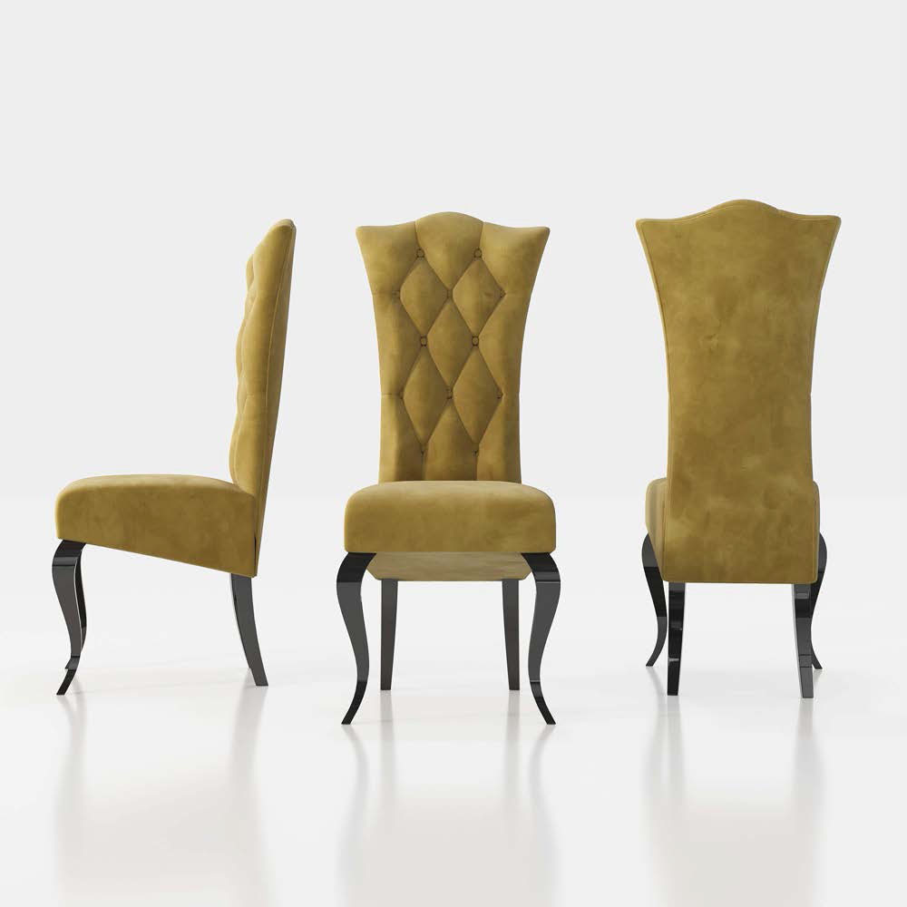 Brands Franco Gold GEA CAPITONE CHAIR ( 1 Piece )