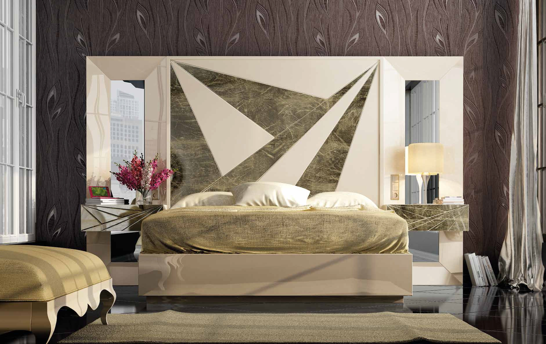 Bedroom Furniture Modern Bedrooms QS and KS DOR 27