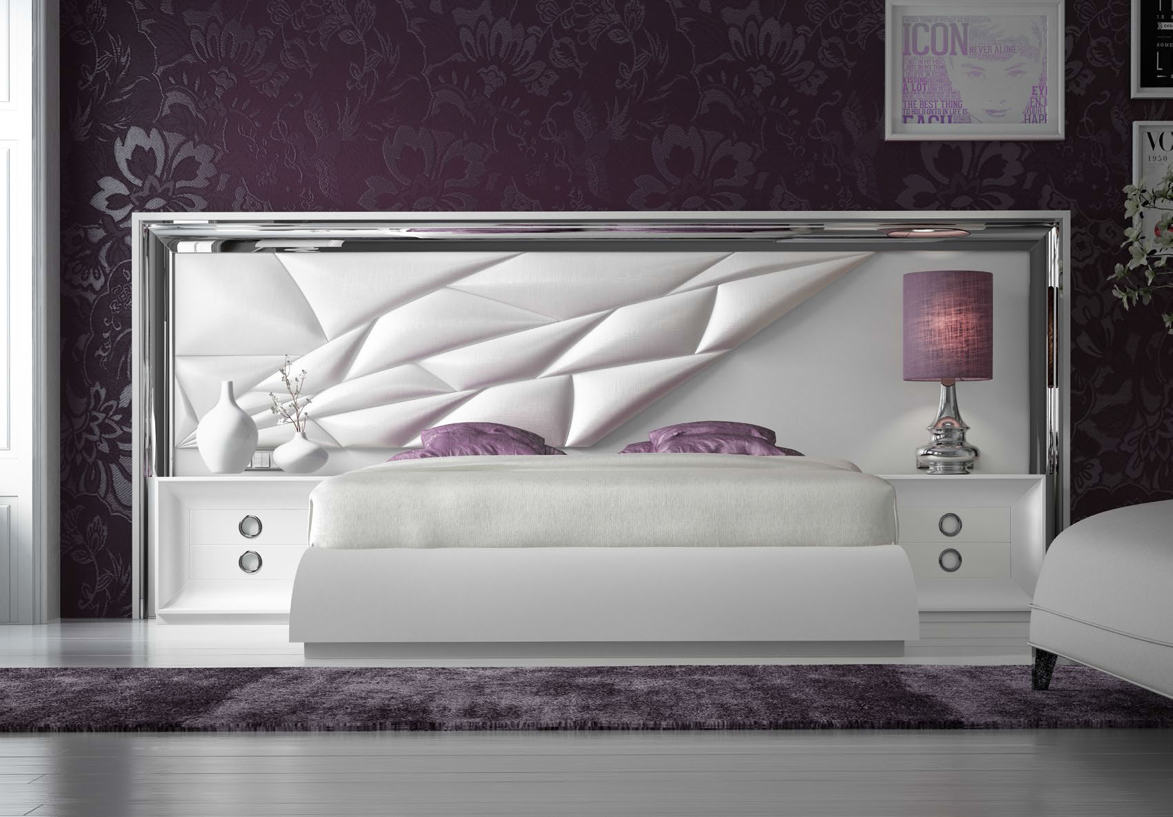 Bedroom Furniture Modern Bedrooms QS and KS DOR 92