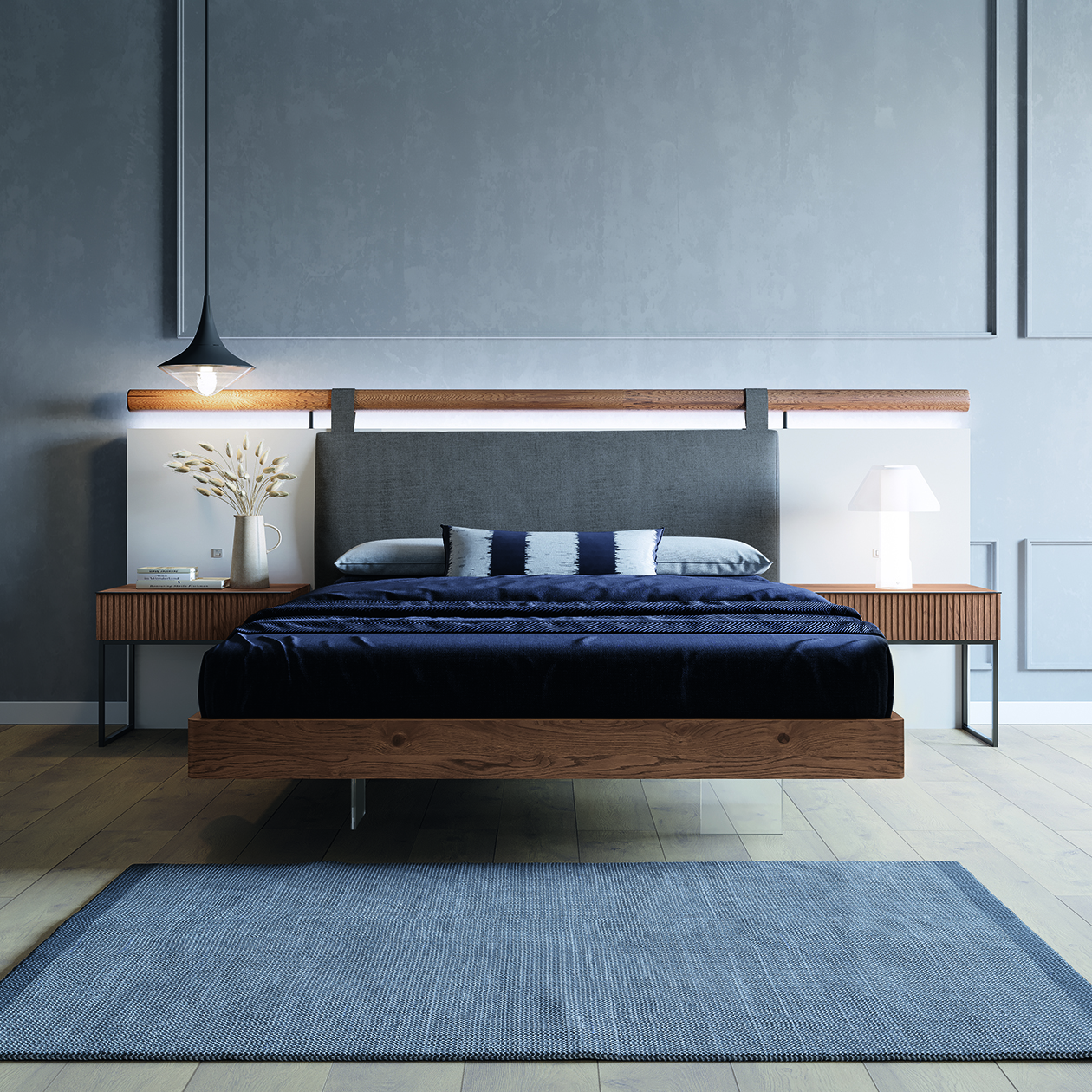 Bedroom Furniture Modern Bedrooms QS and KS YM 101