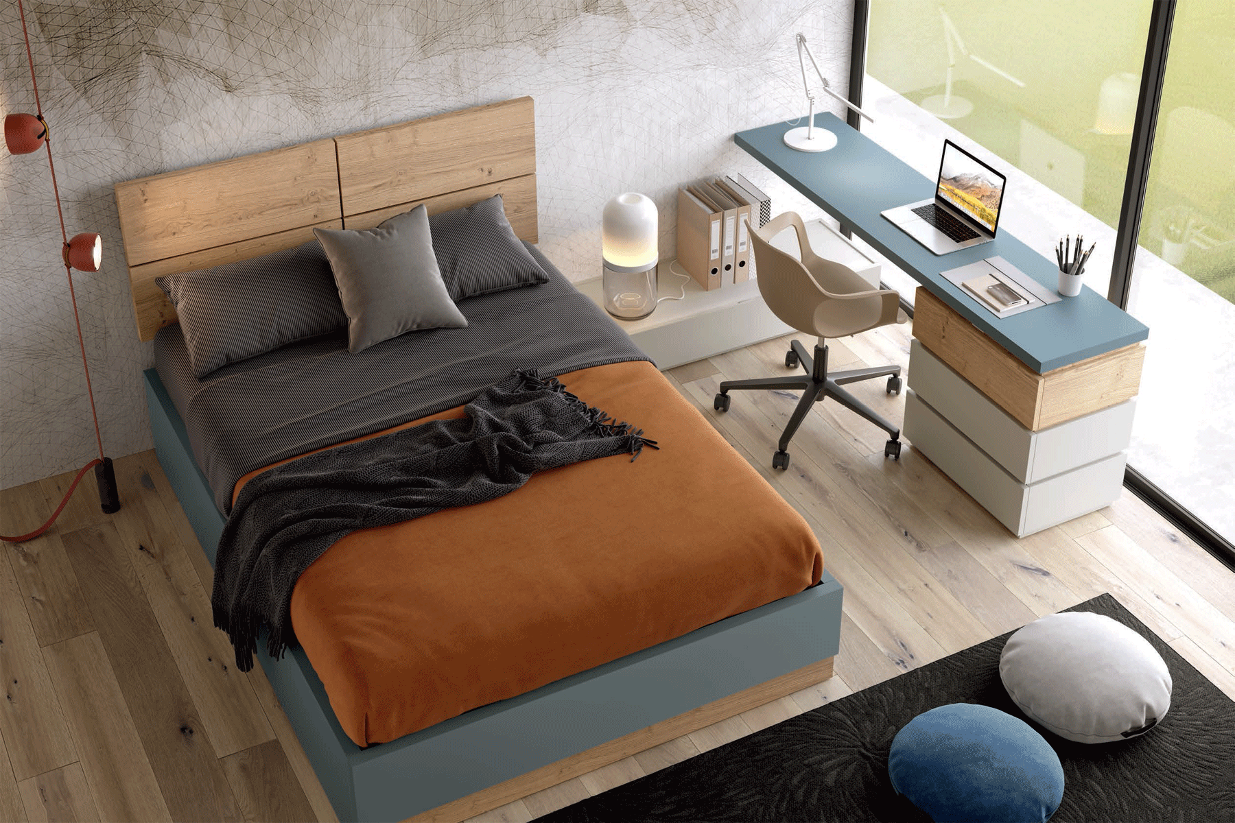 Bedroom Furniture Modern Bedrooms QS and KS YM 111