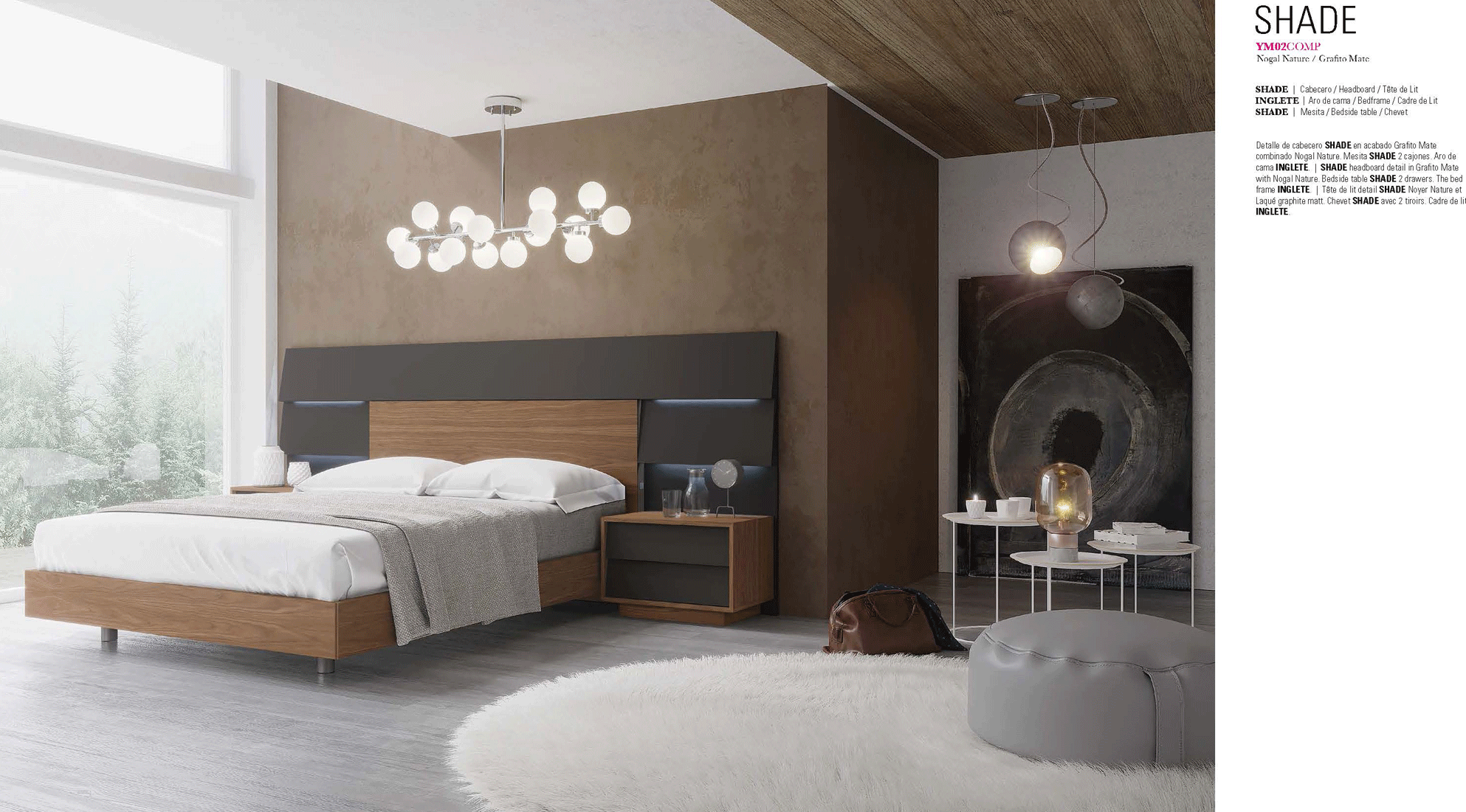 Bedroom Furniture Modern Bedrooms QS and KS YM02