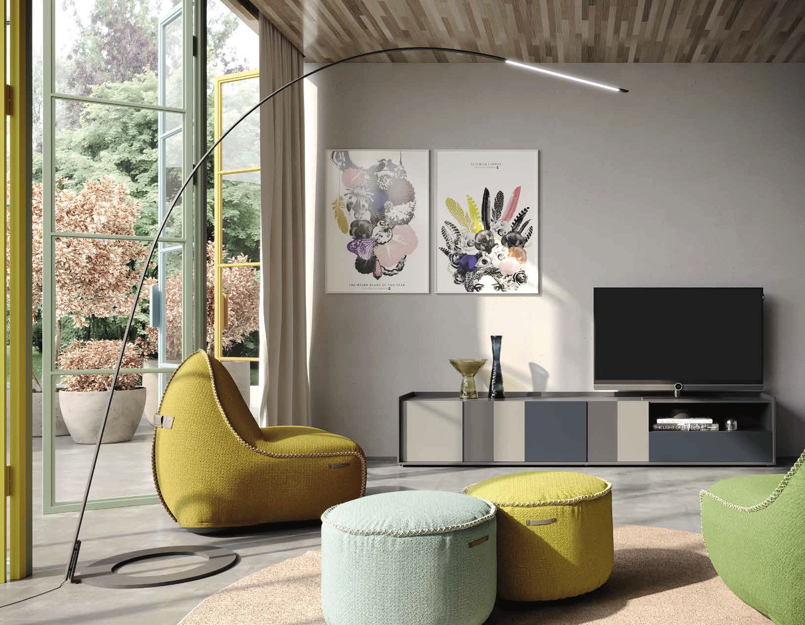 Brands Arredoclassic Living Room, Italy RP113 Queens TV Module