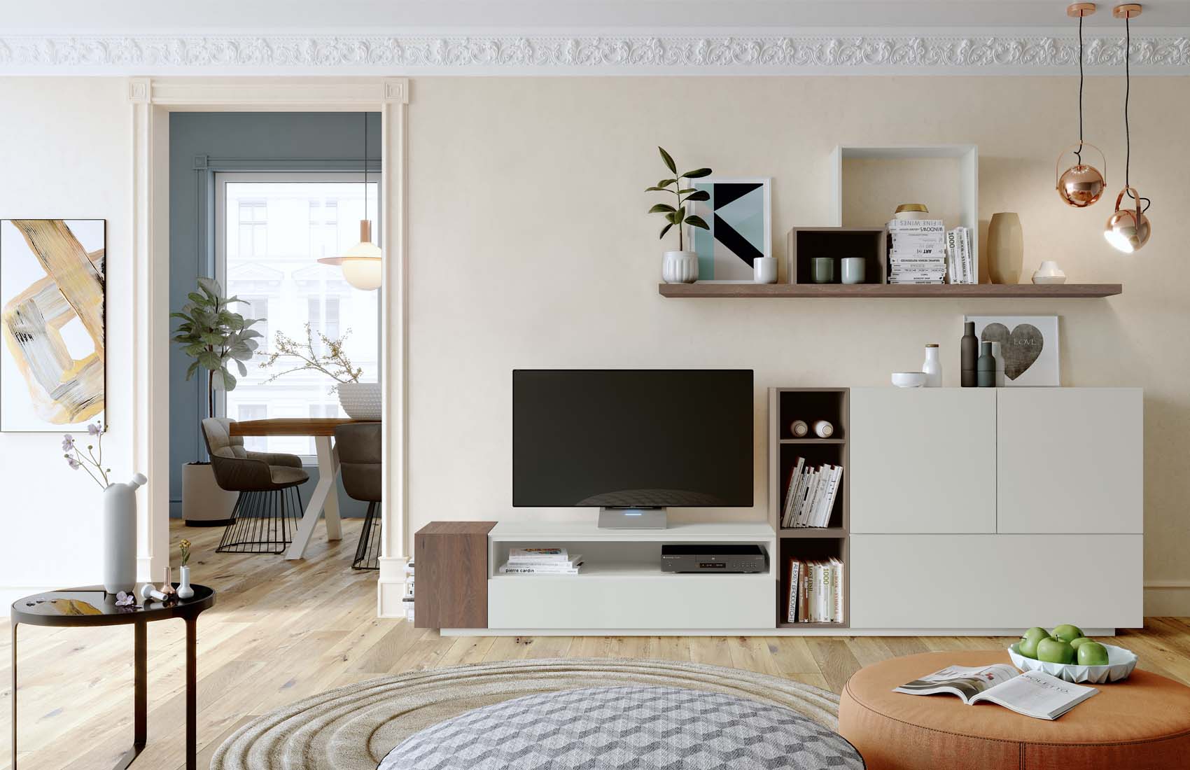 Brands MSC Modern Wall Unit, Italy Composition CK15B