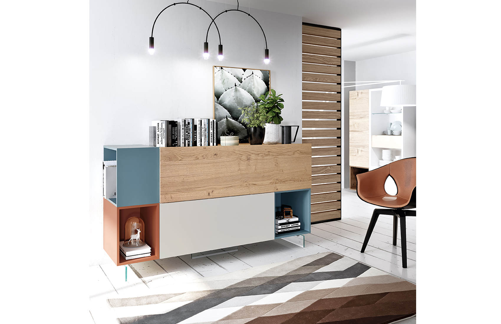 Brands MSC Modern Wall Unit, Italy Composition CK29 Buffet