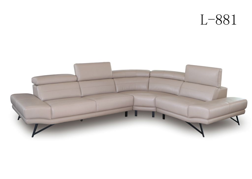 Living Room Furniture Reclining and Sliding Seats Sets 881 Sectional