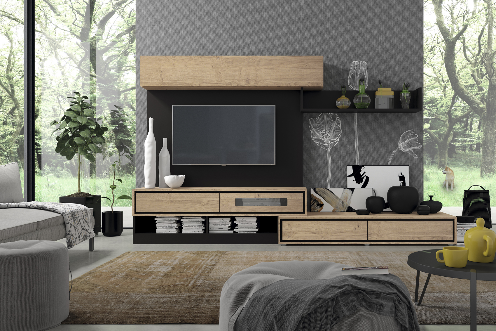 Wallunits Entertainment Centers Composition L81