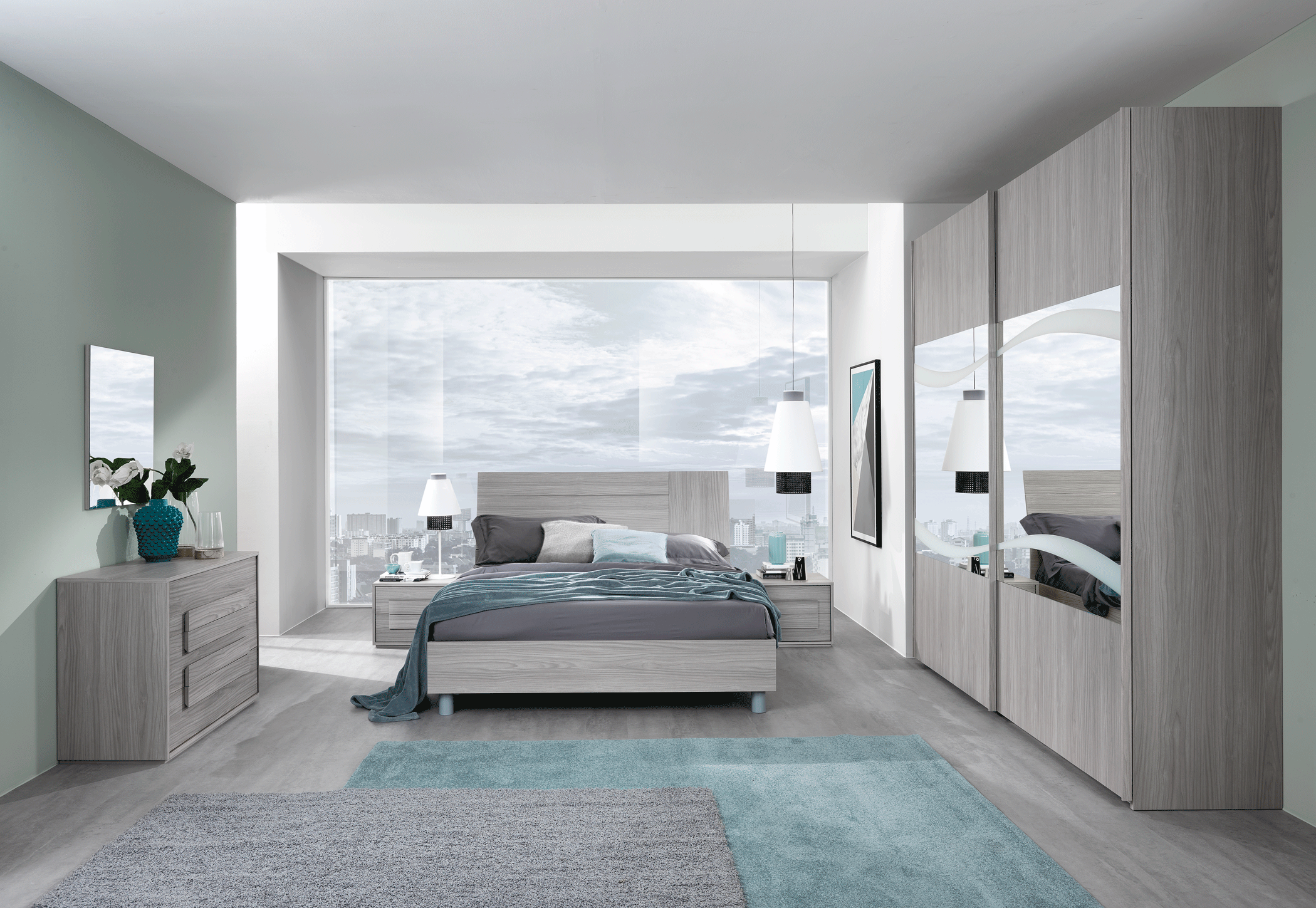 Bedroom Furniture Modern Bedrooms QS and KS Linosa Bedroom