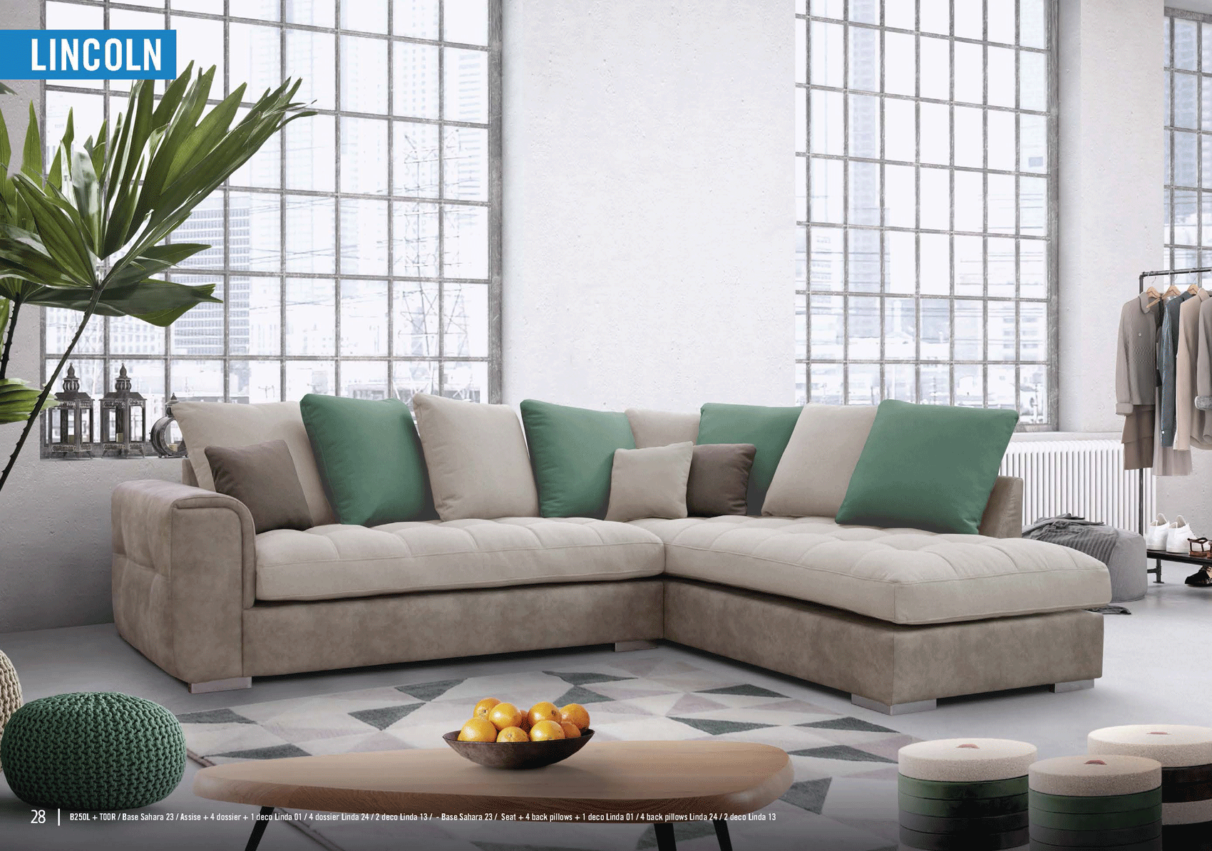 Brands WCH Modern Living Special Order Lincoln Sectional