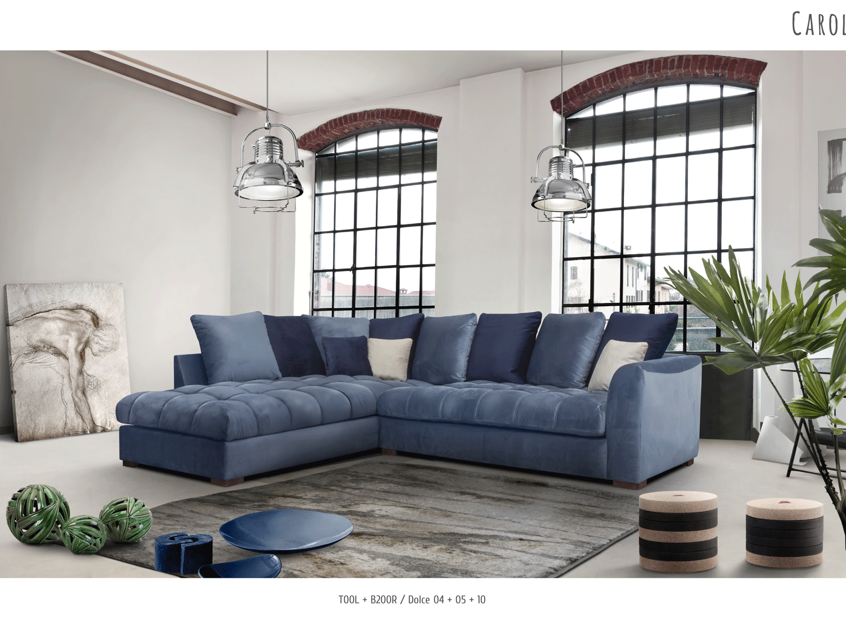 Brands Status Modern Collections, Italy Carol Sectional