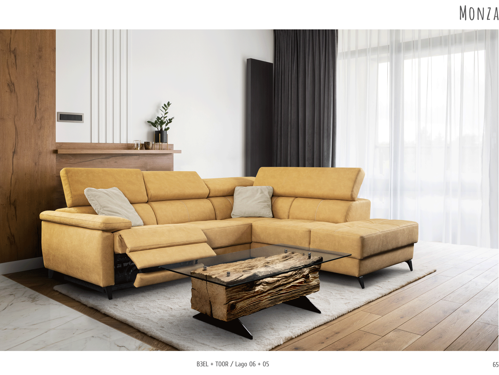 Brands WCH Modern Living Special Order Monza Sectional w/Recliner