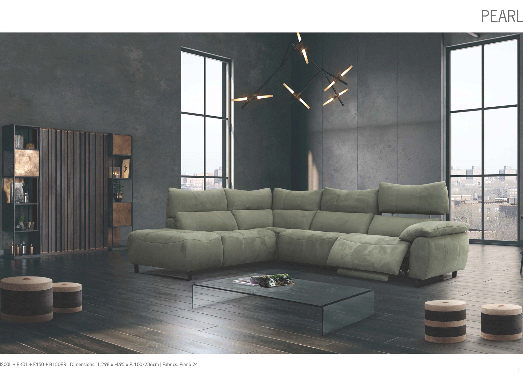 Brands SWH Modern Living Special Order Pearl Sectional