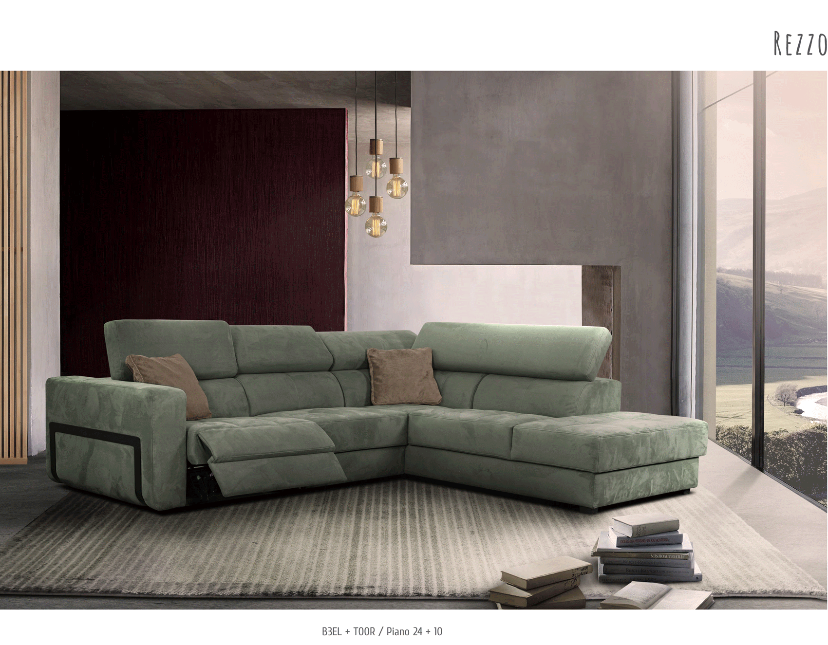 Brands WCH Modern Living Special Order Rezzo Sectional w/Recliner