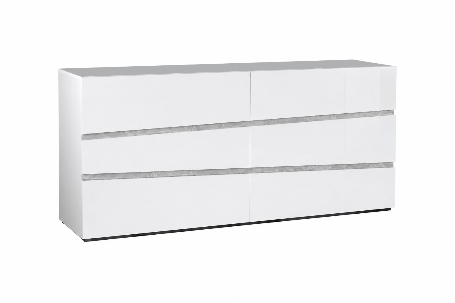 Bedroom Furniture Dressers and Chests Alba Double Dresser