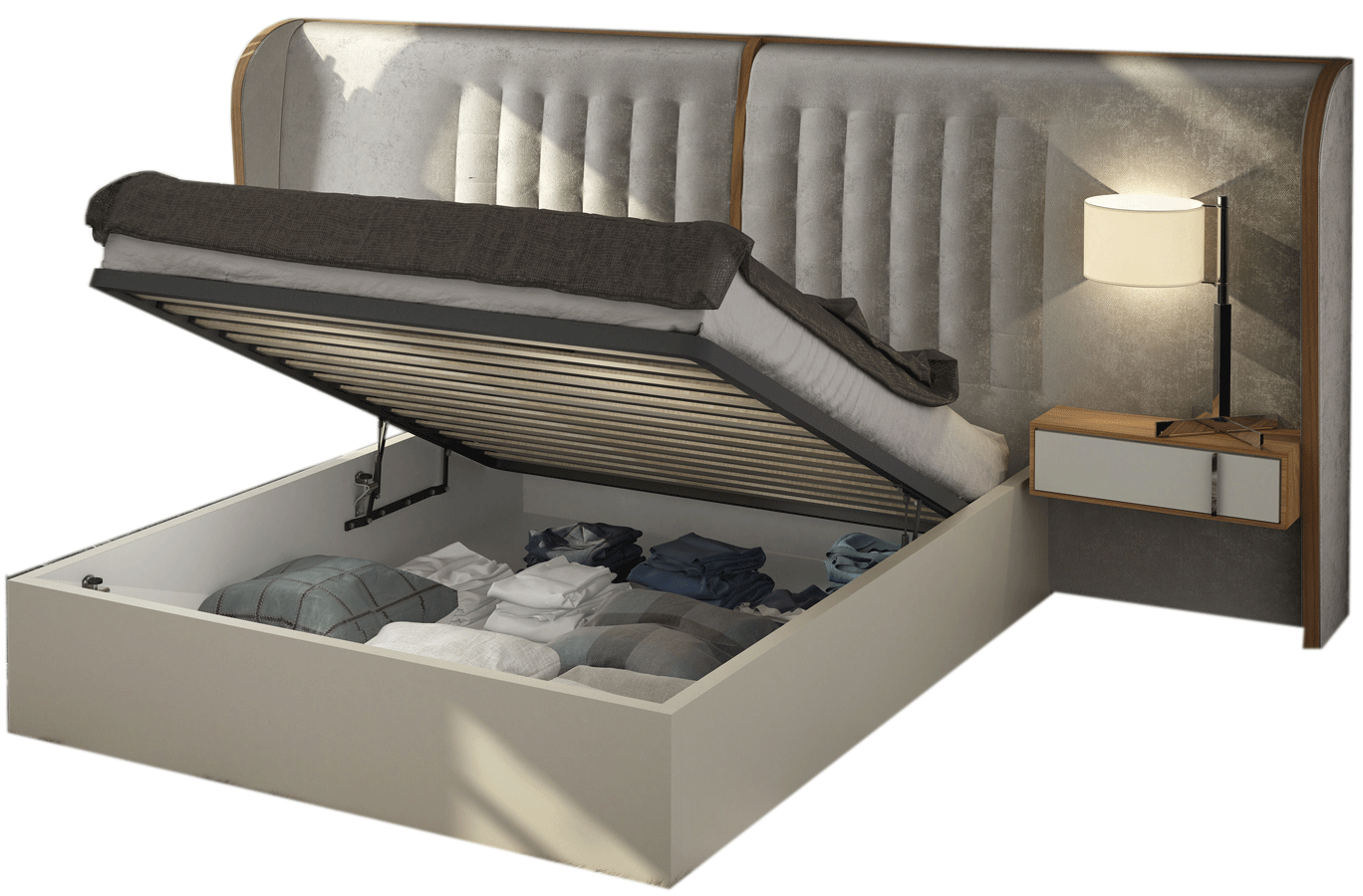 Bedroom Furniture Nightstands Cadiz Bed