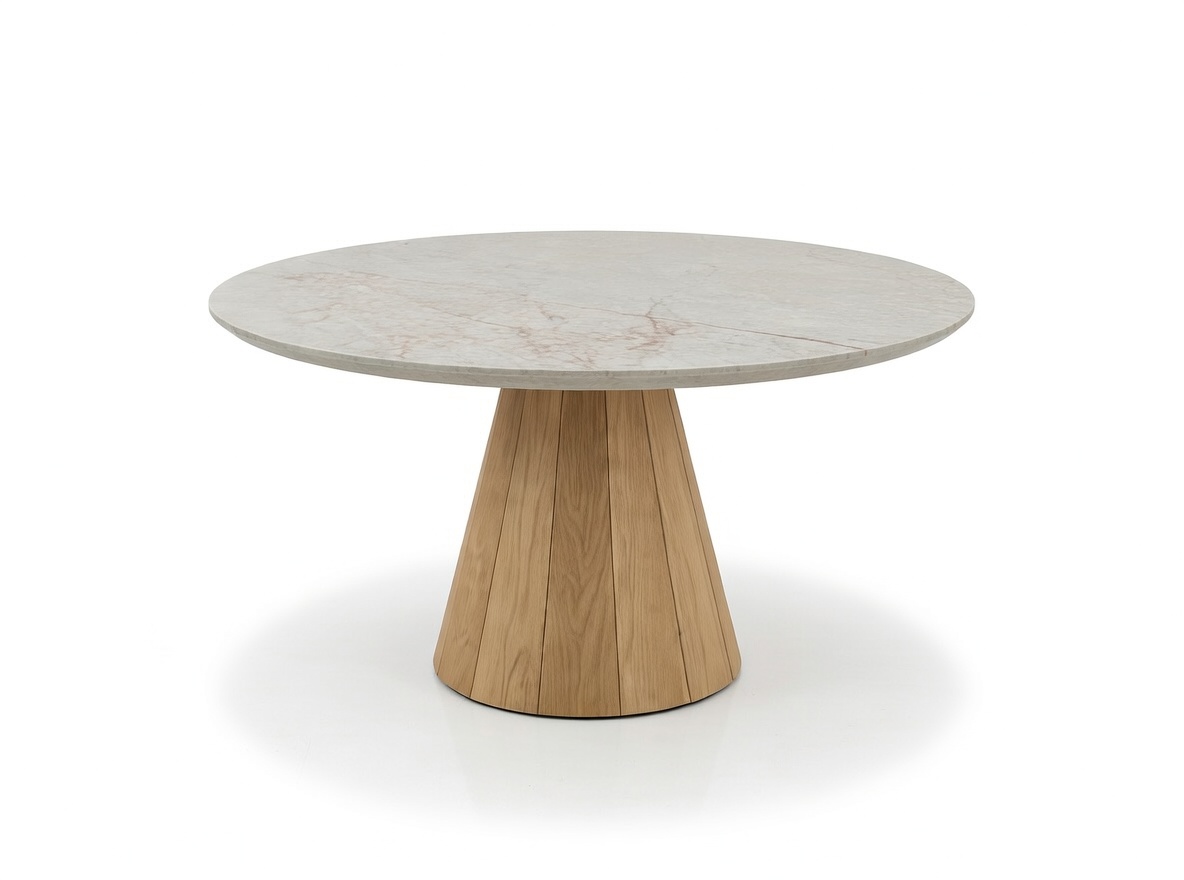 Dining Room Furniture Kitchen Tables and Chairs Sets 9493 Round Dining Table with Extension