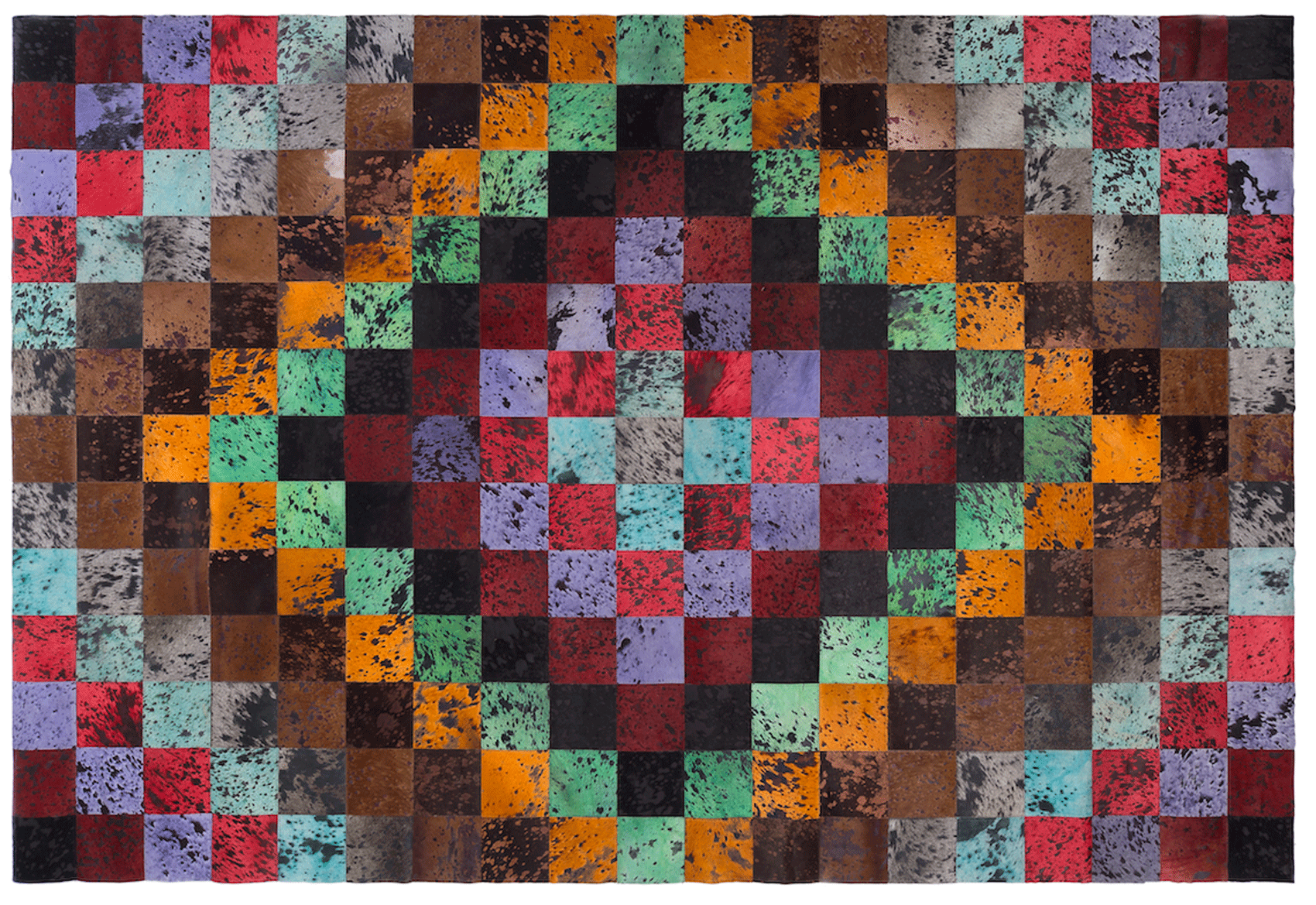 Brands CutCut Vintage Rug Collection Spain Oscar Multi Leather Rug