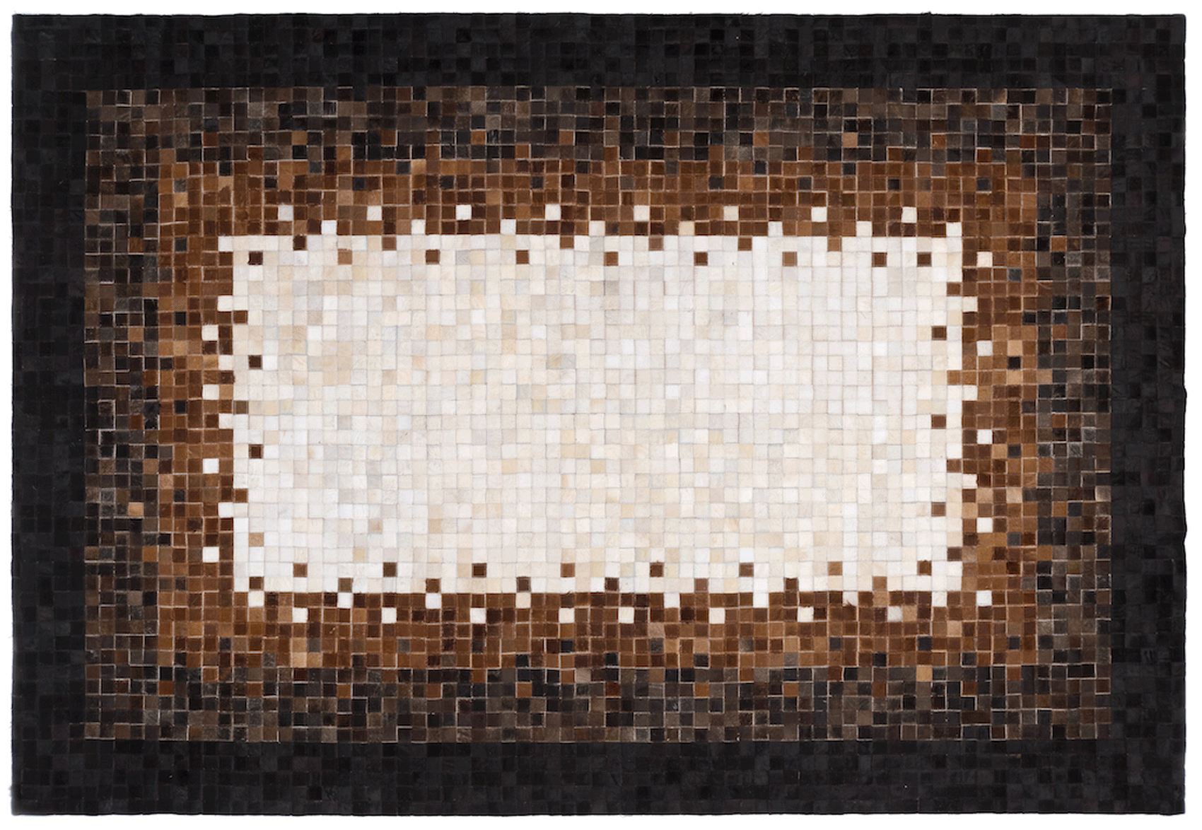 Brands CutCut Vintage Rug Collection Spain Quadra Center Leather Rug