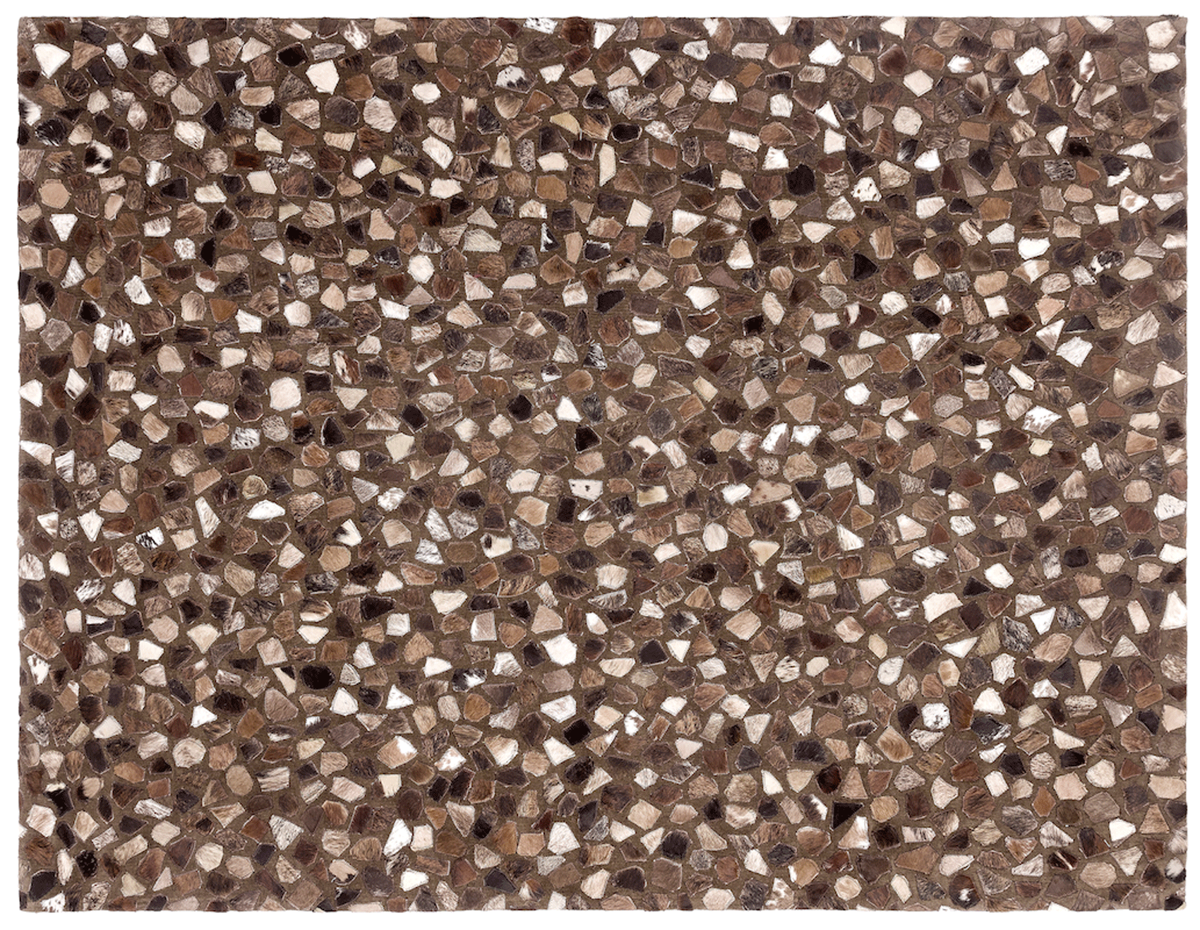 Brands CutCt 3D Collection Rocks Brown Rug