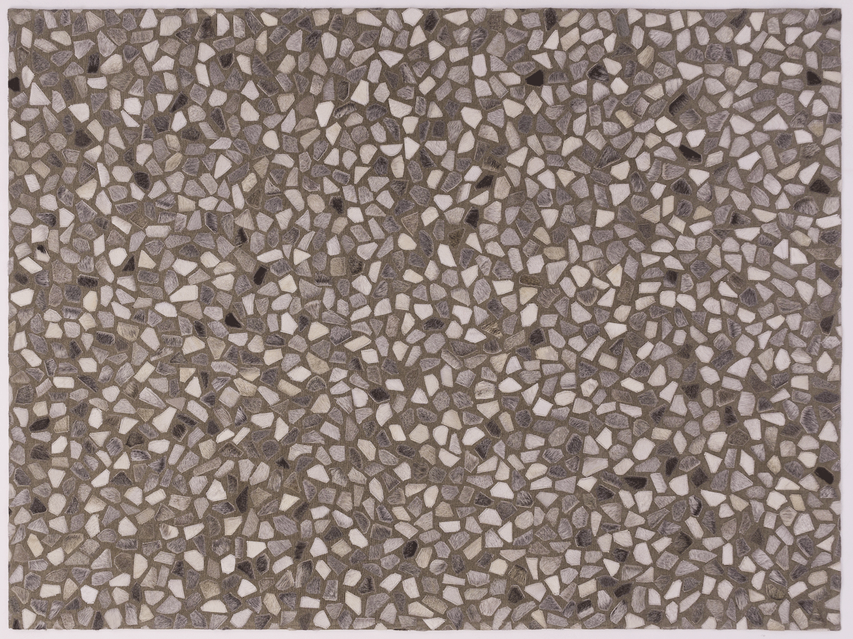 Brands CutCt 3D Collection Rocks Grey Rug