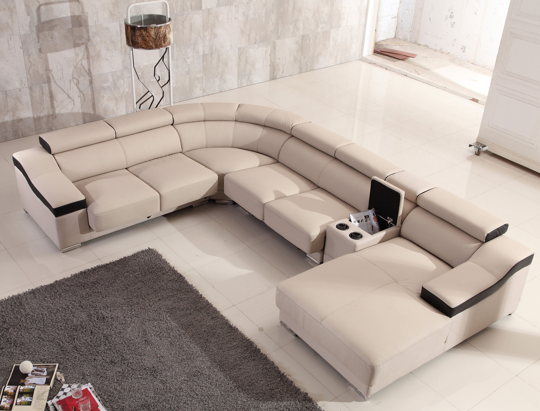 Living Room Furniture Reclining and Sliding Seats Sets 1369