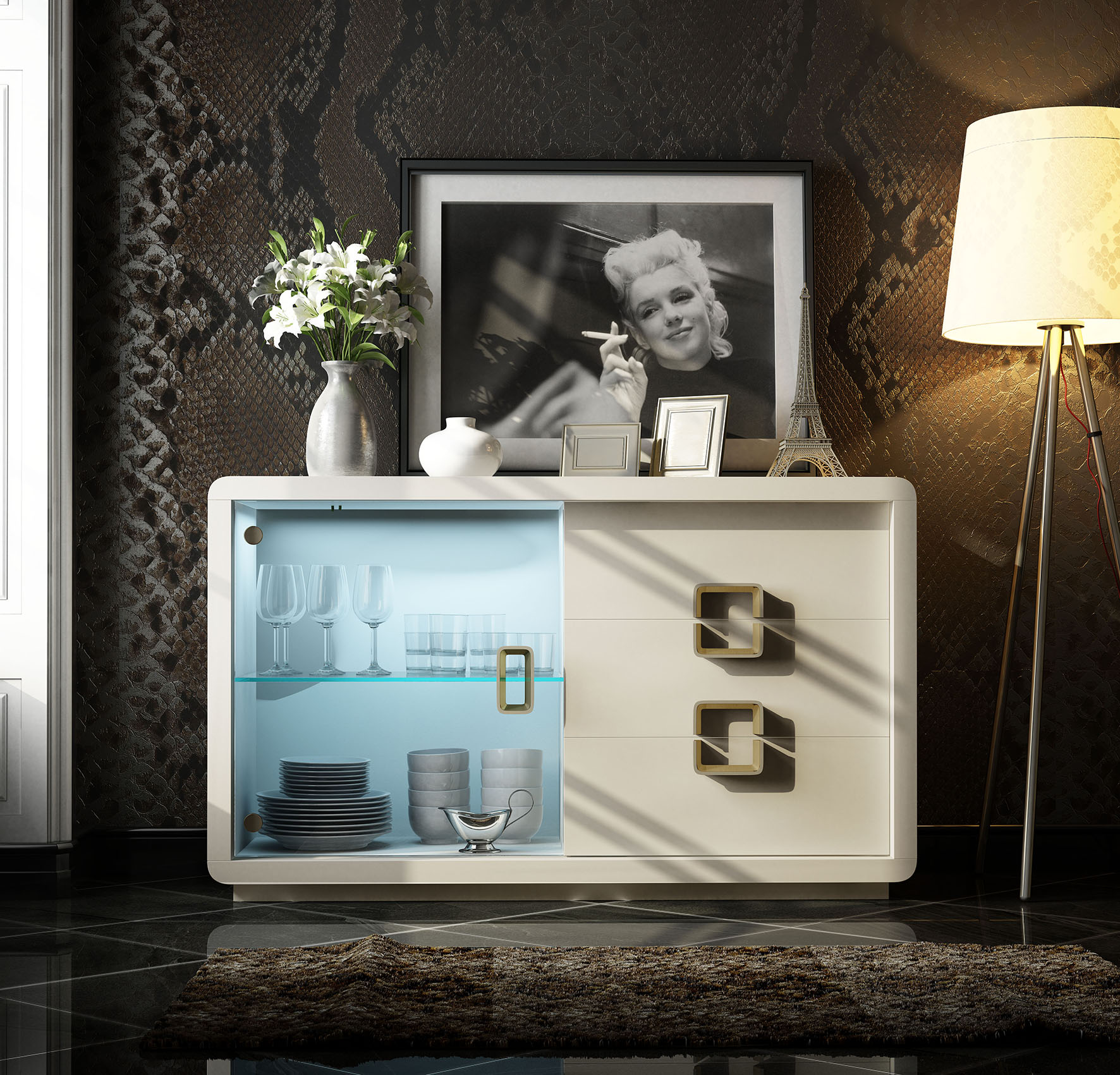 Brands Franco AZKARY MINIBARS, SPAIN AII.28 Sideboard