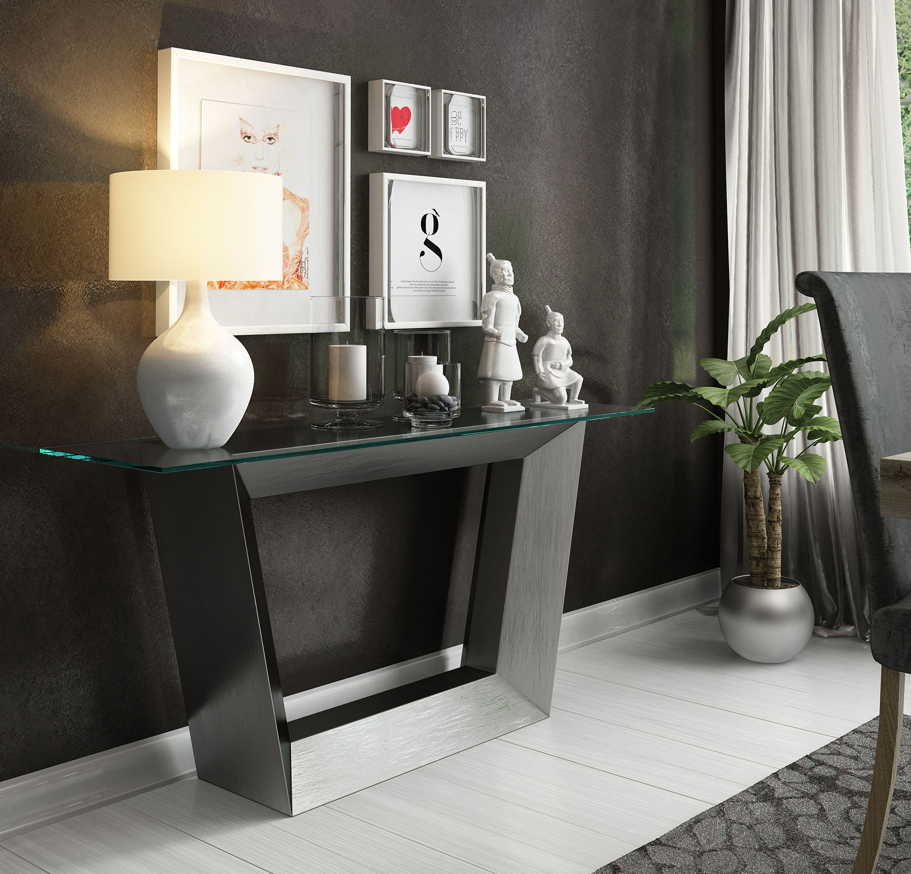 Wallunits Entertainment Centers CII.45 Console Table