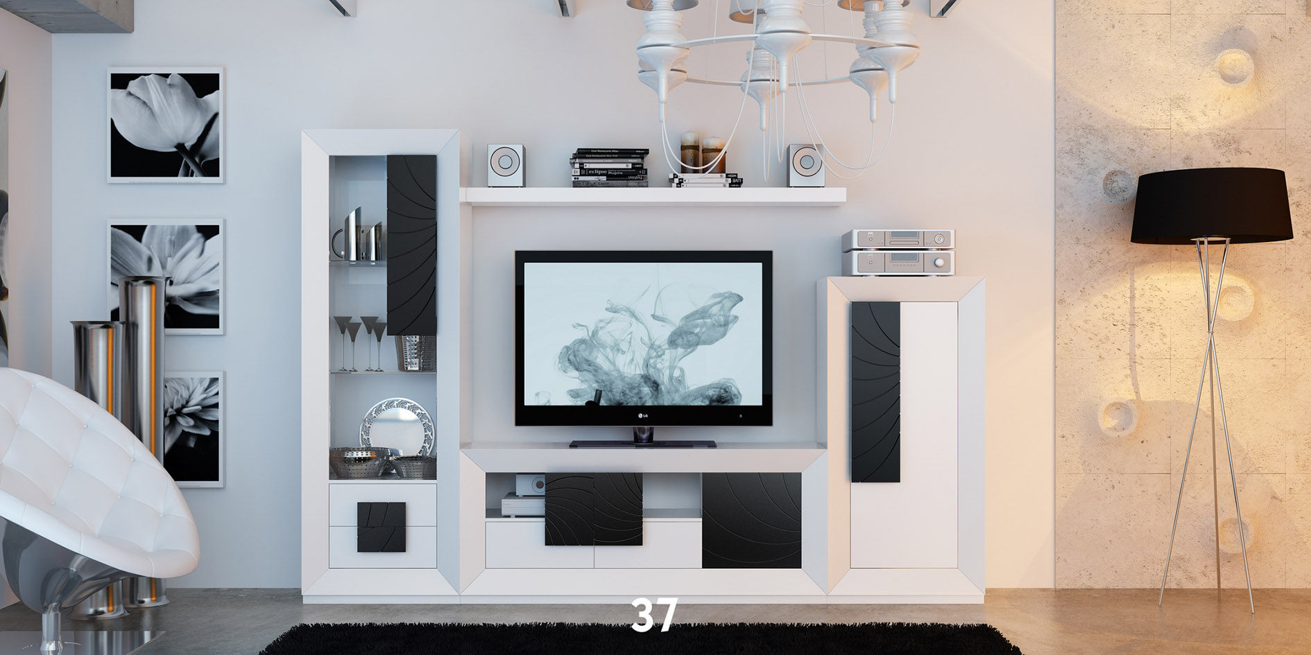 Brands Franco Serik Wall Unit Collection, Spain KORA 17