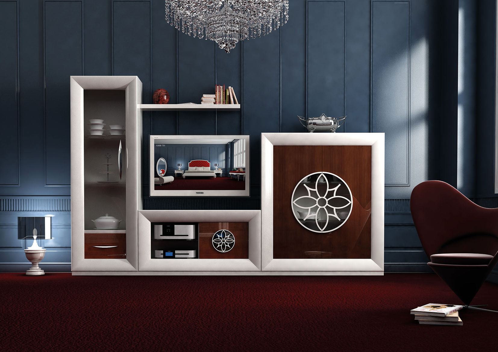 Brands MSC Modern Wall Unit, Italy SK-33