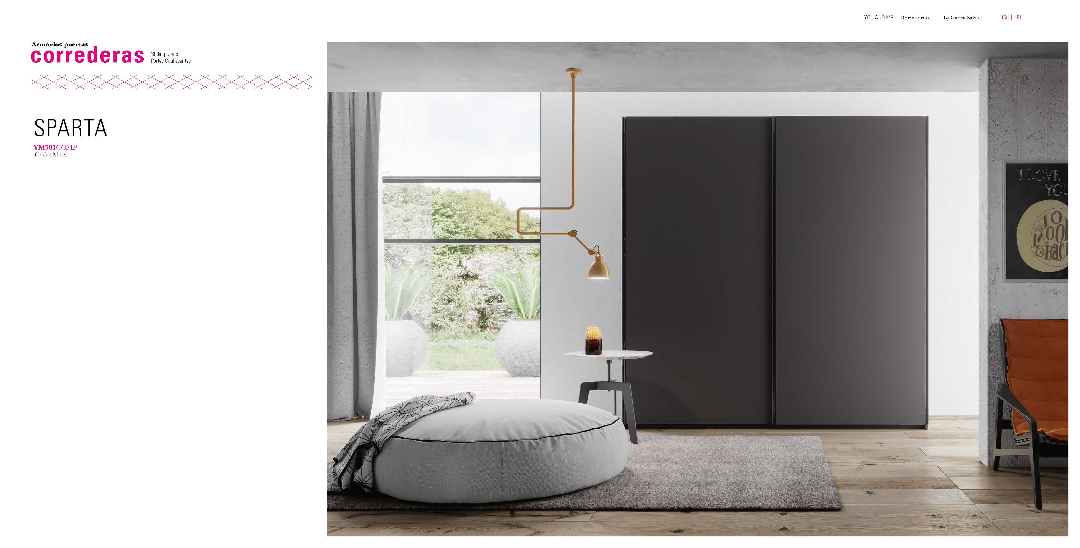 Brands Garcia Sabate, Modern Bedroom Spain YM501 Sliding Doors Wardrobe