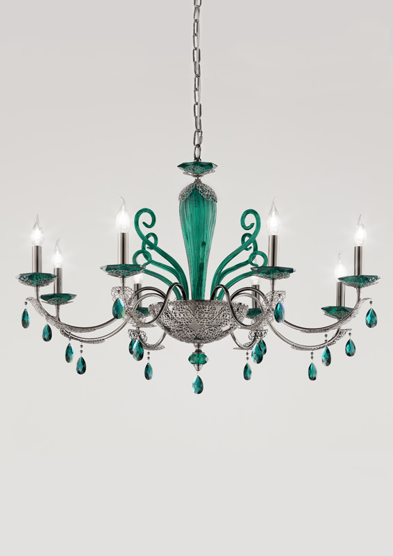 Brands Euroluce Macrame Collection Macramè L8 green