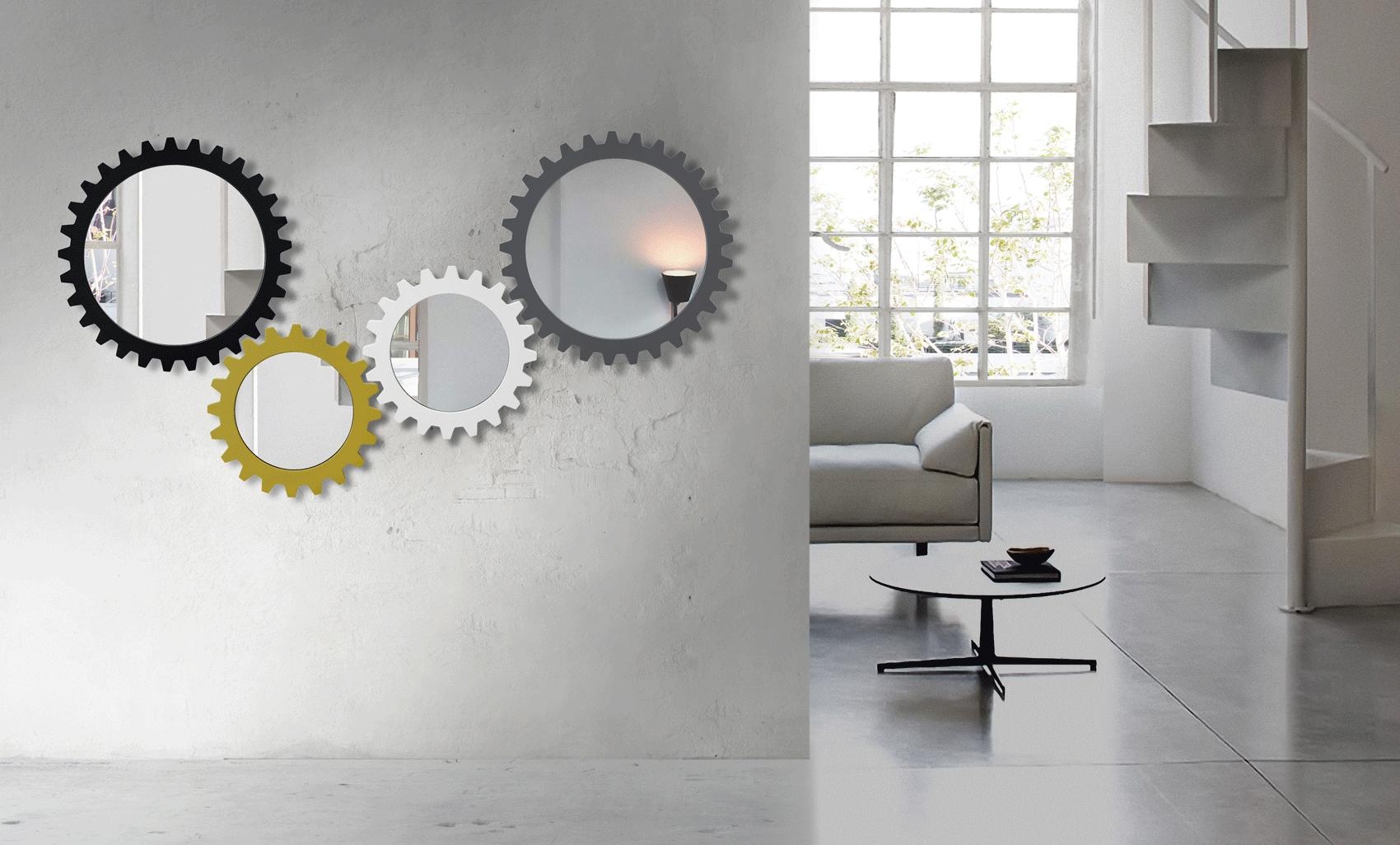 Brands MSC Modern Wall Unit, Italy Lily Mirror