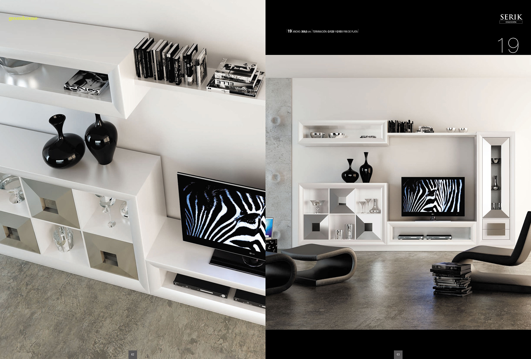 Brands Franco Kora Dining and Wall Units, Spain SERIK 19