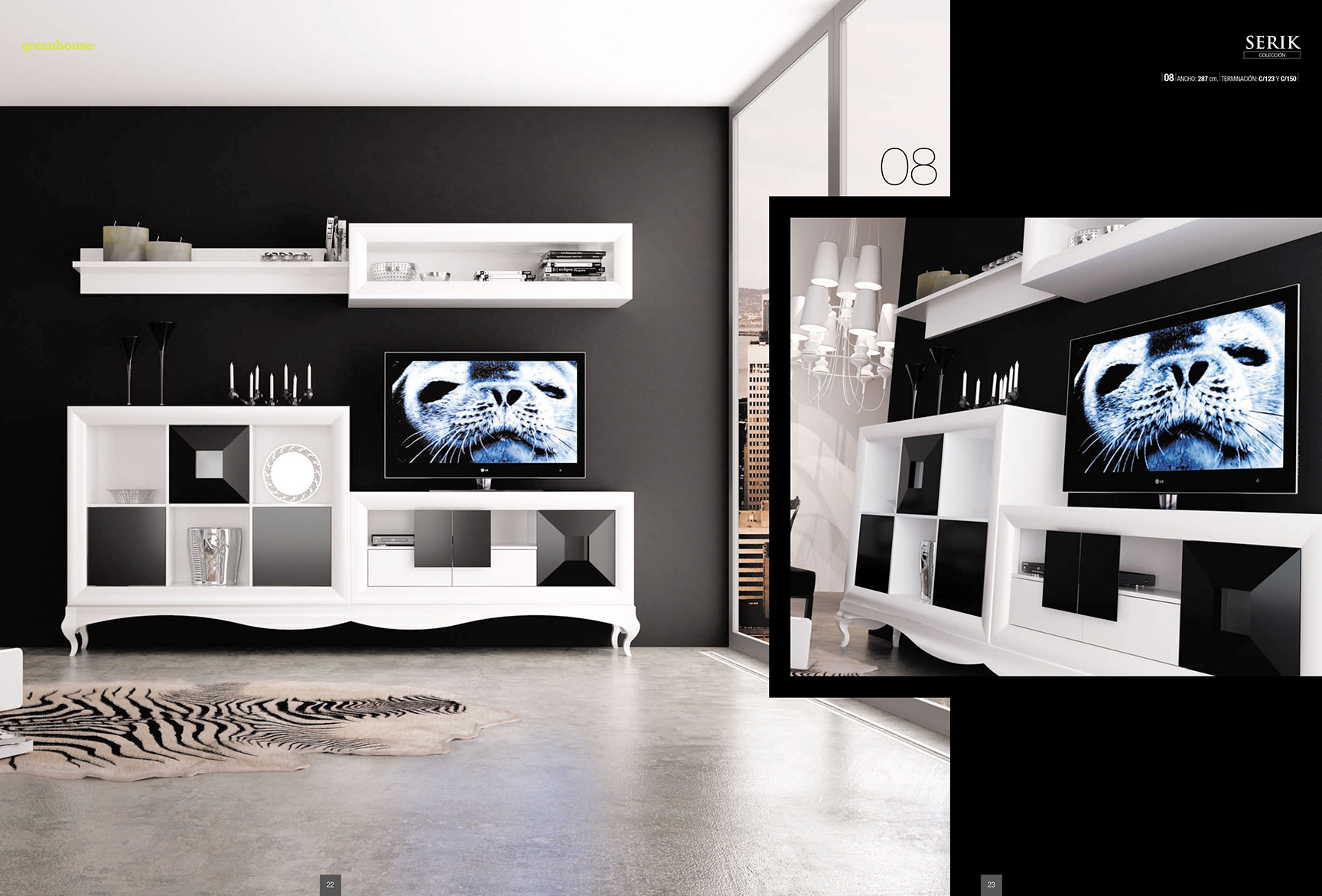 Brands Franco Kora Dining and Wall Units, Spain SERIK 08