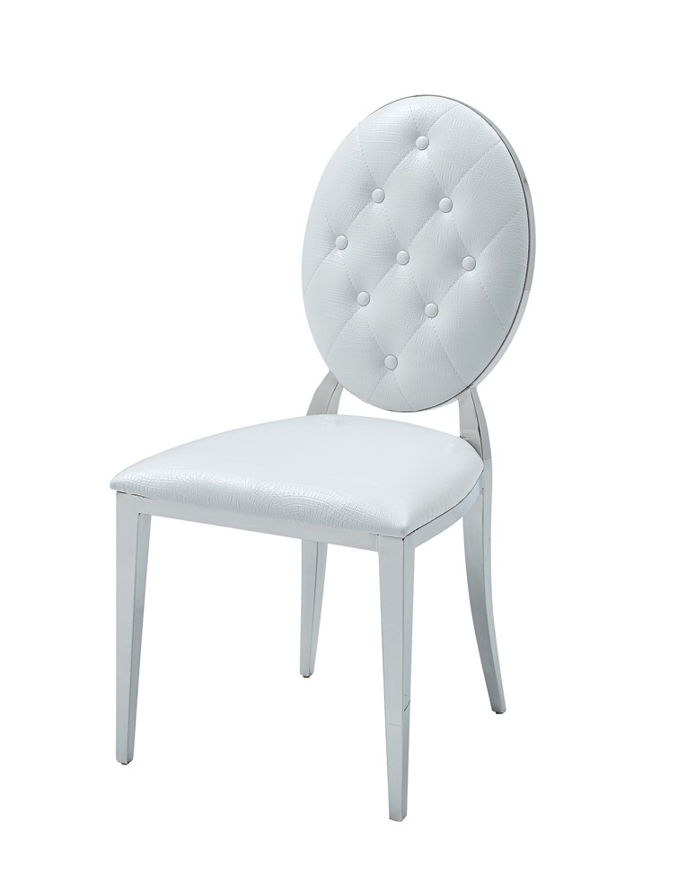 Wallunits Entertainment Centers 110 Side Chair White