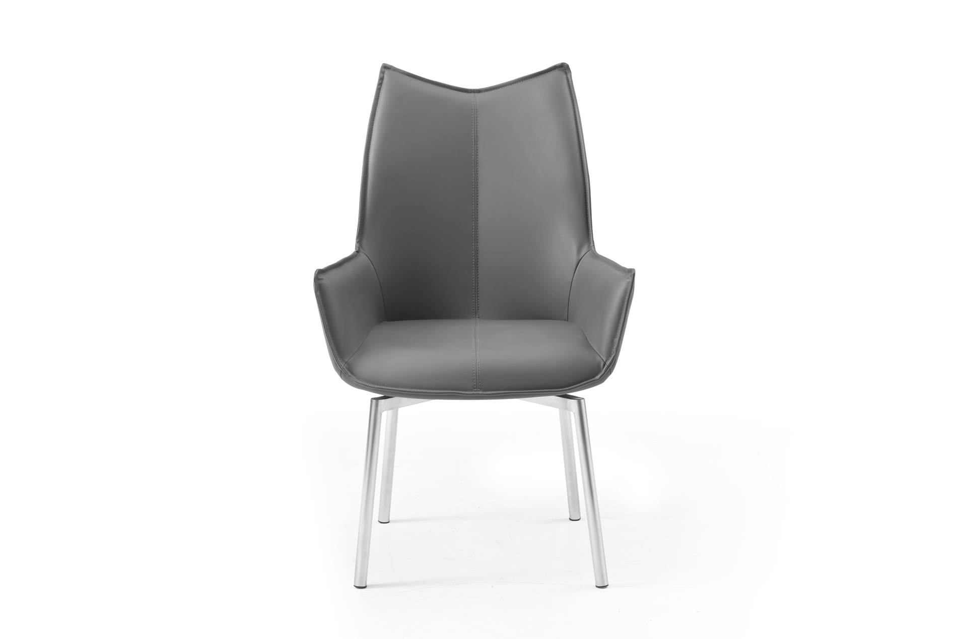 Clearance Dining Room 1218 swivel dining chair Dark Grey