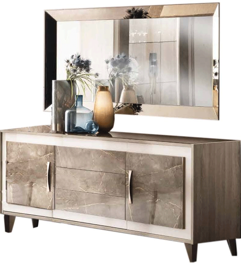 Brands Garcia Laurel & Hardy Tables ArredoAmbra Buffet w/Mirror by Arredoclassic