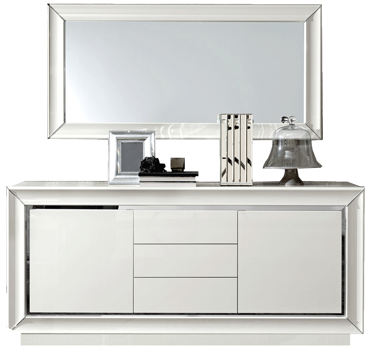 Wallunits Entertainment Centers Dama Bianca Buffet