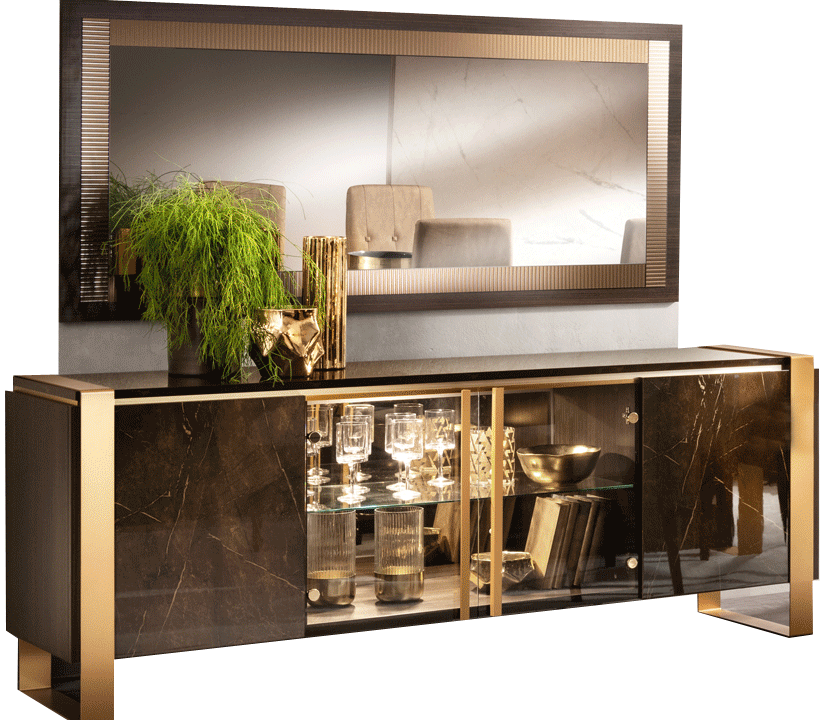 Brands Arredoclassic Dining Room, Italy Essenza Buffet / Mirror