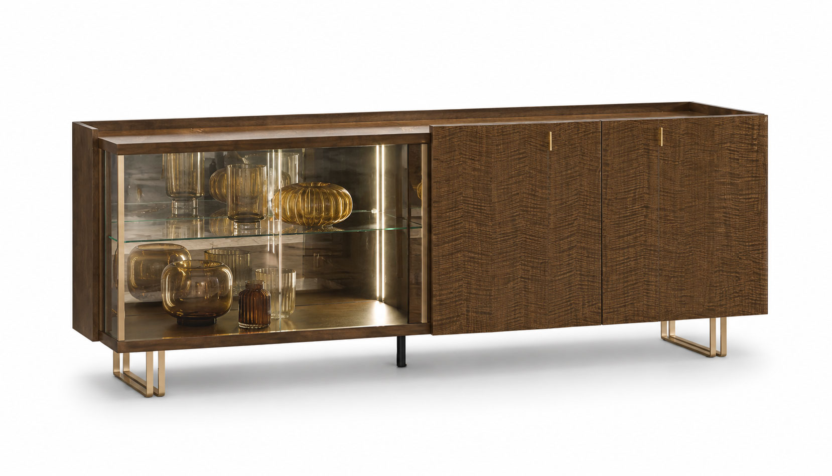 Dining Room Furniture China Cabinets and Buffets Fiamma 4 Door buffet