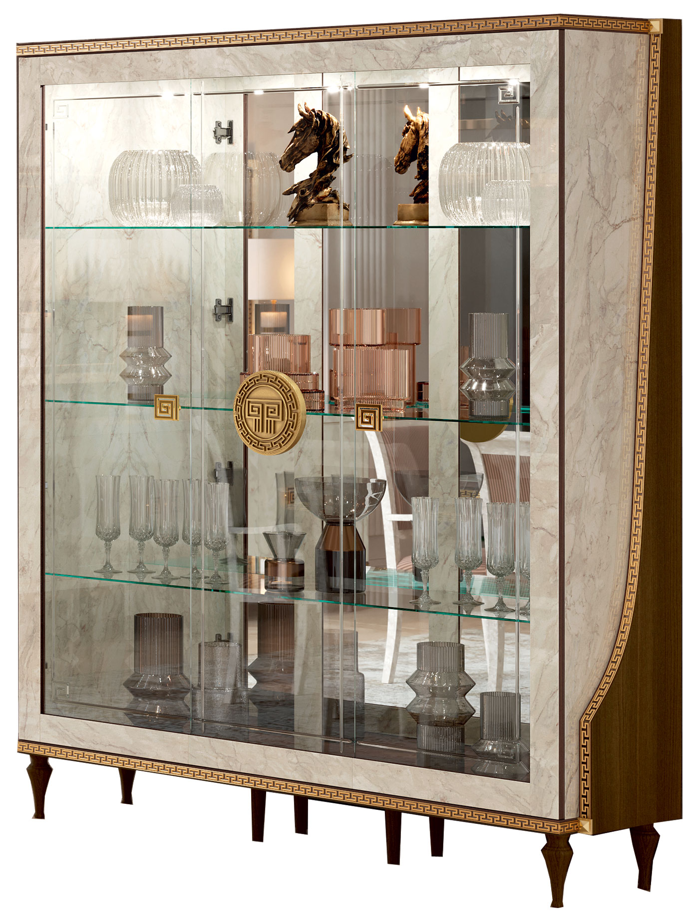 Dining Room Furniture China Cabinets and Buffets Romantica 3 Door China