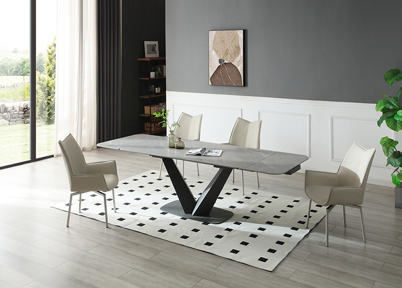 Brands CutCut Vintage Rug Collection Spain Cloud Table with 1218 swivel grey taupe chairs