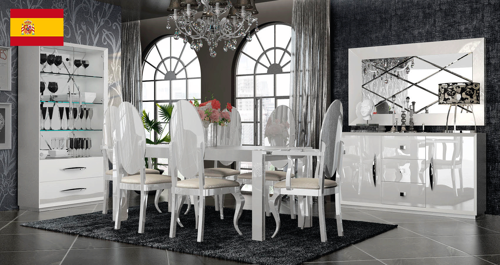 Brands Franco Azkary Dining Carmen White Dining Room