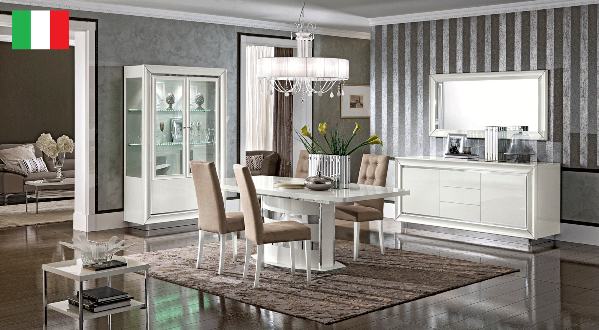 Living Room Furniture Sectionals Dama Bianca Dining