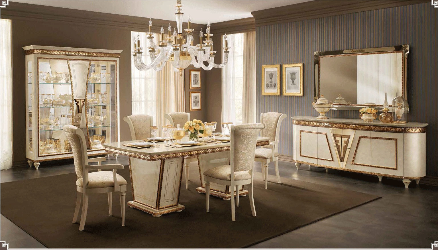 Brands Arredoclassic Dining Room, Italy Fantasia Dining room AS A SET- SALE PRICE