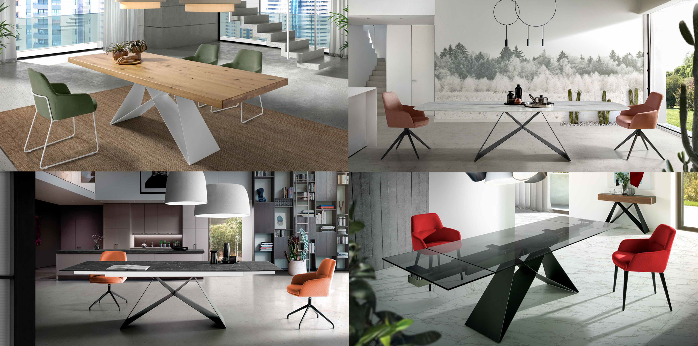 Dining Room Furniture Modern Dining Room Sets Mumm Dining tables with Roger Chairs